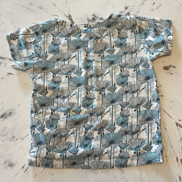 Kate Quinn Aqua Poppy T-Shirt - Picture 4 of 4